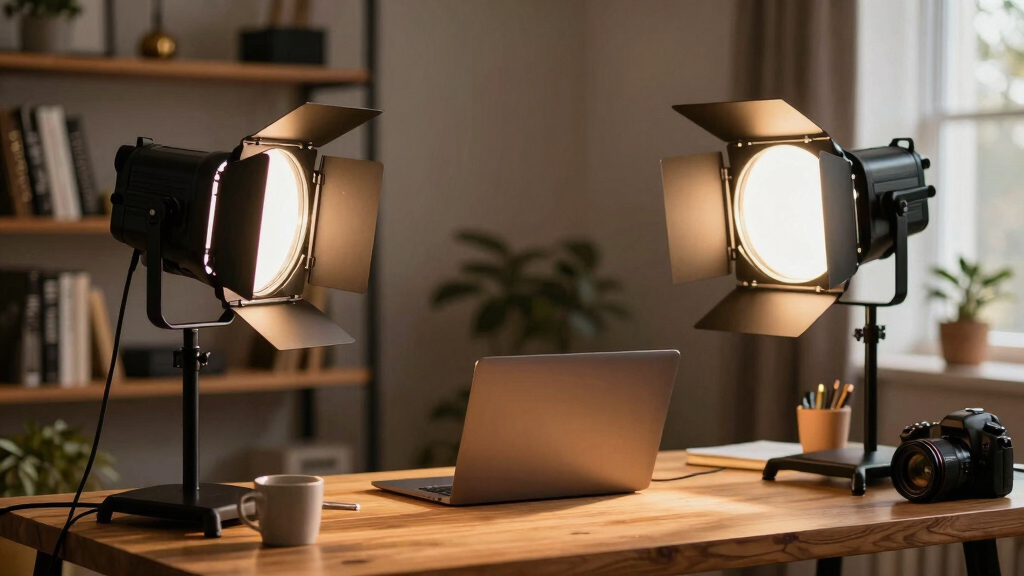 studio lights for horror YouTube videos