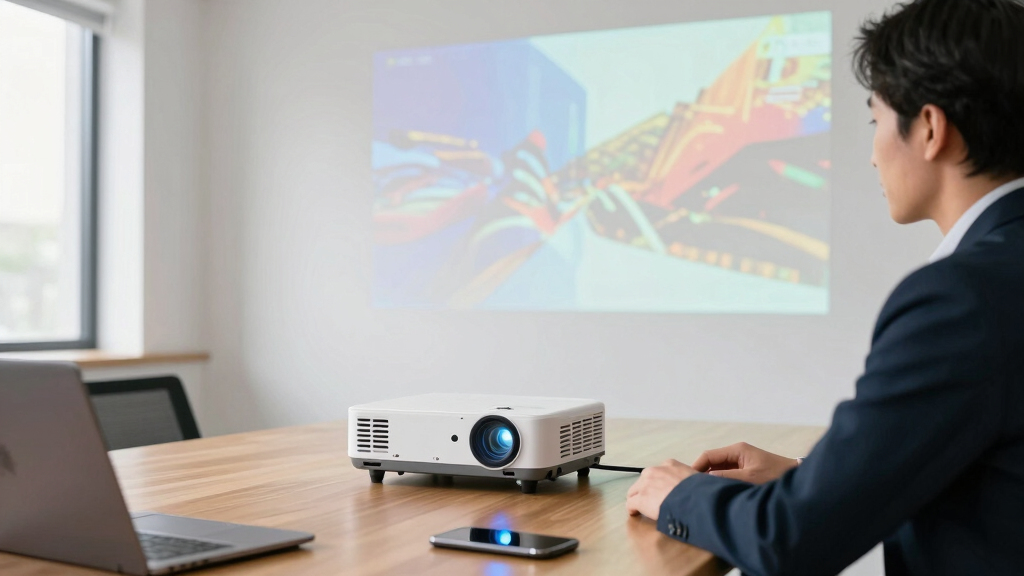 Bright projector for daytime meetings