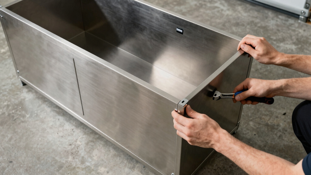 best stainless steel garage cabinet set