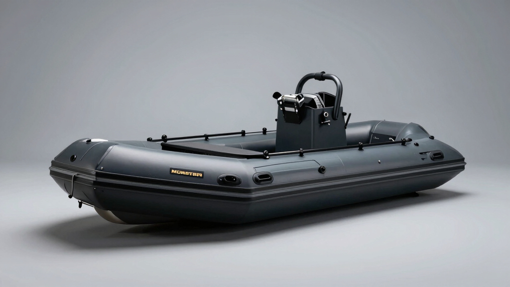 inflatable boat for sonar monster surveys