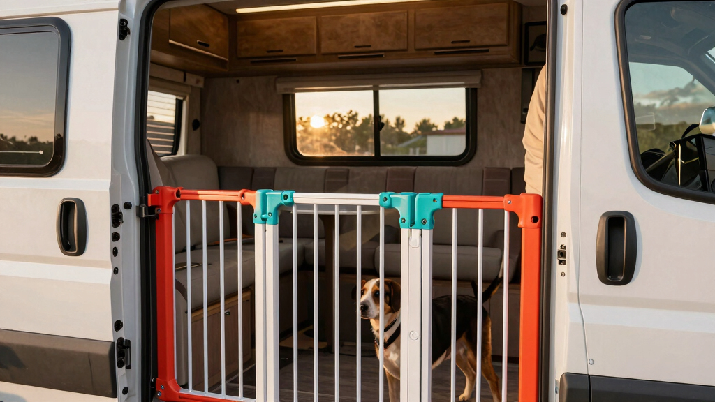 best modular RV dog gate system