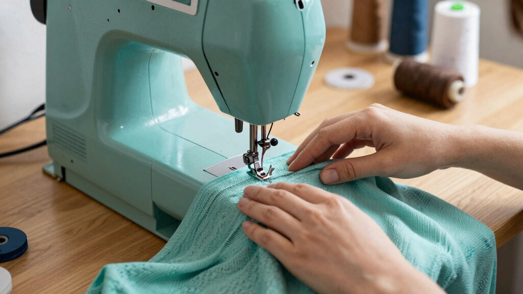 best sewing machine for sewing stretch fabrics and knits