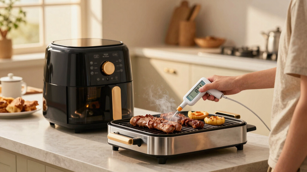 best grill and air fryer with probe