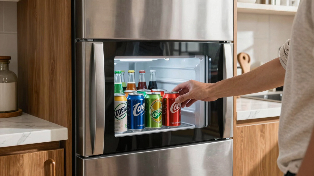best refrigerator with beverage center