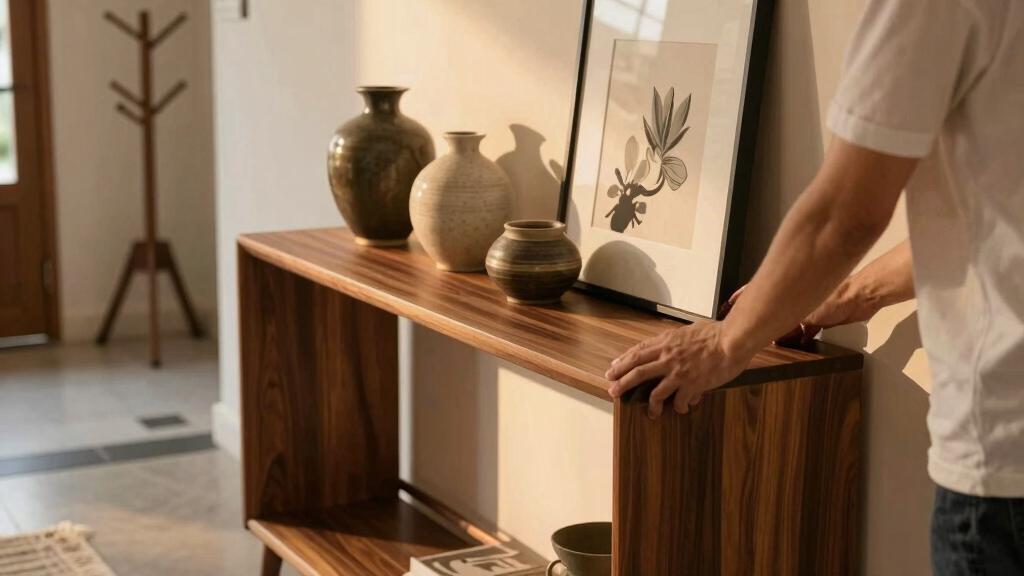 best console table for entryway art display