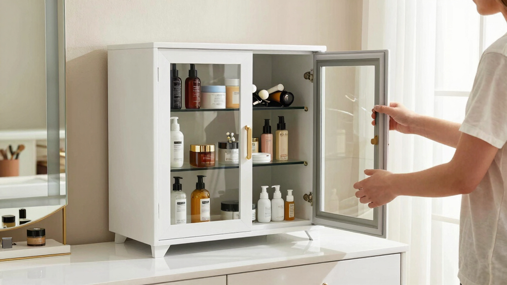 best beauty room storage cabinet premium