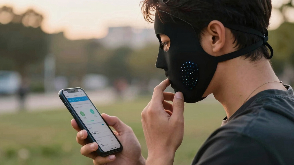 best smart LED face mask with app