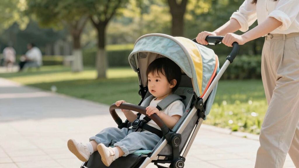 best luxury push car with parent handle