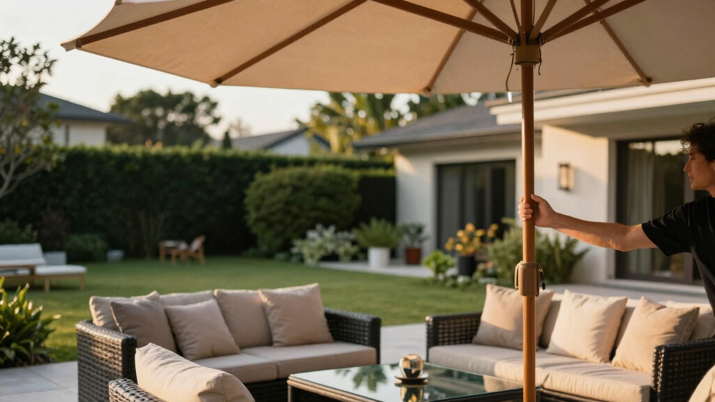 best patio umbrellas for luxury outdoor seating