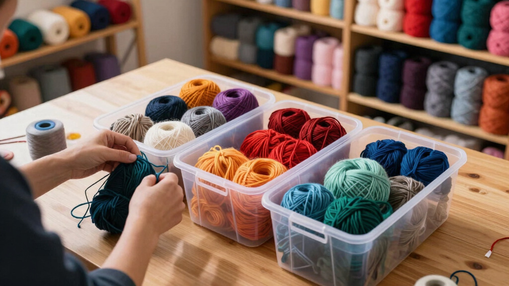 best storage bins for yarn and wool