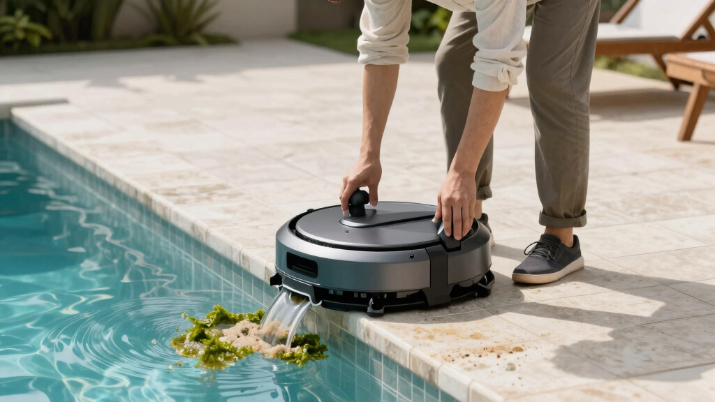 best robot pool cleaner for algae and sand