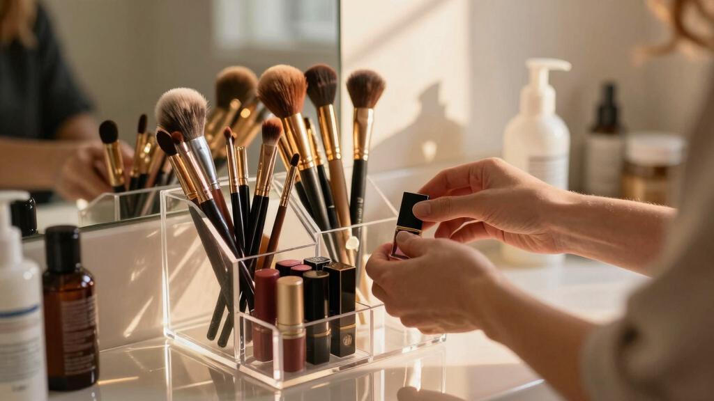 best makeup organizer acrylic large