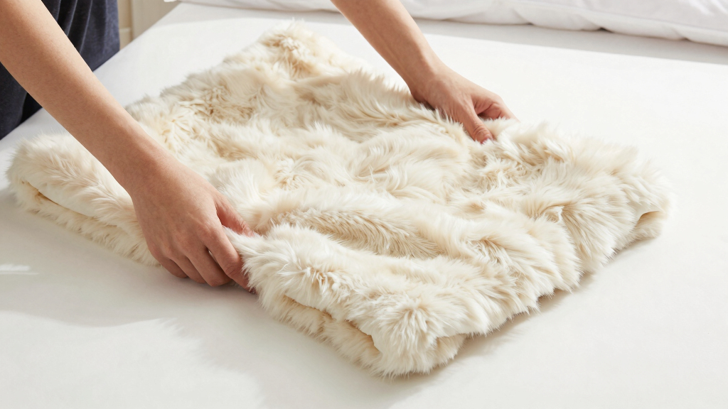 best faux fur throws for glam bedrooms