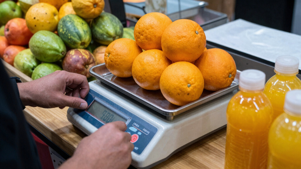 best produce scale for market juice booth
