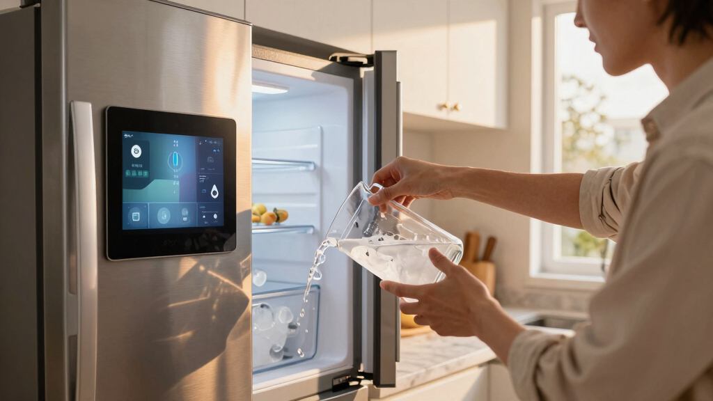 best refrigerator with craft ice and smart screen