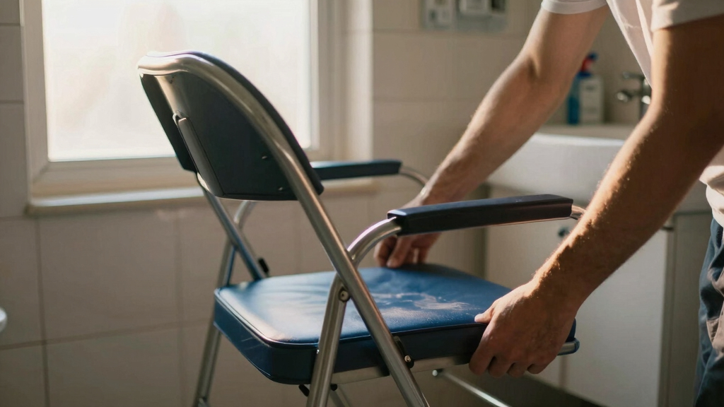 best folding transfer chairs for bathroom and bedside