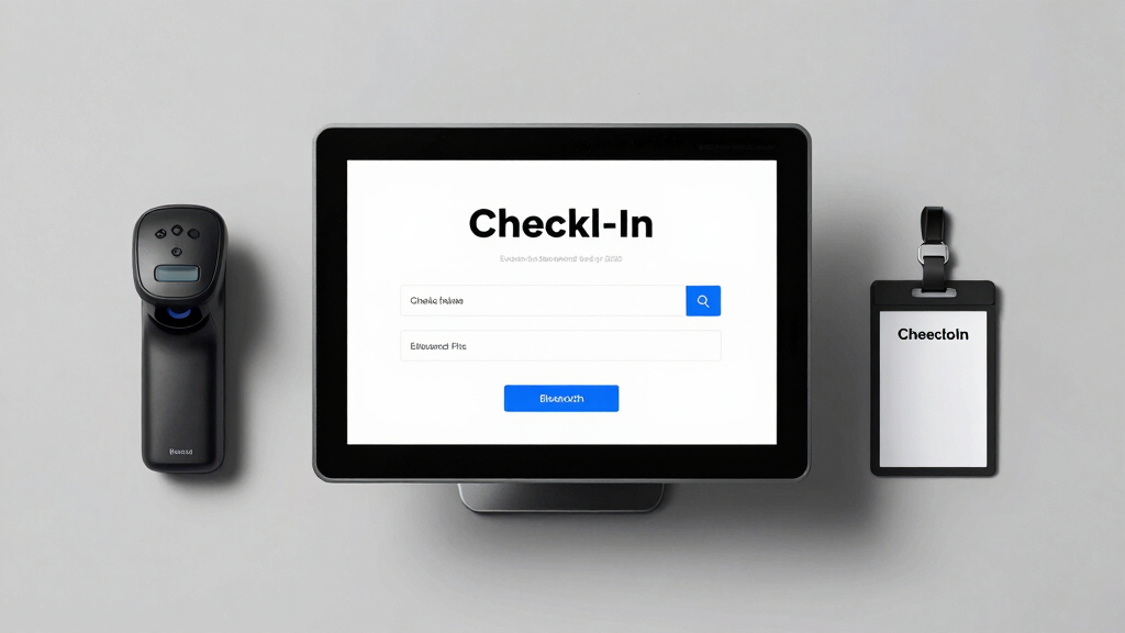 best event check in kiosk touchscreen