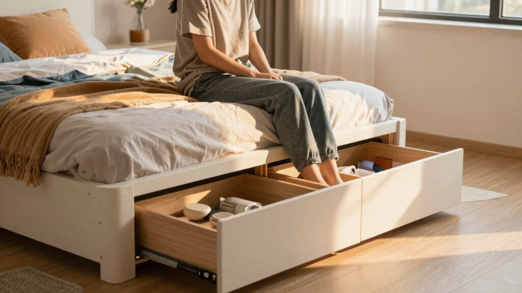best platform bed with storage