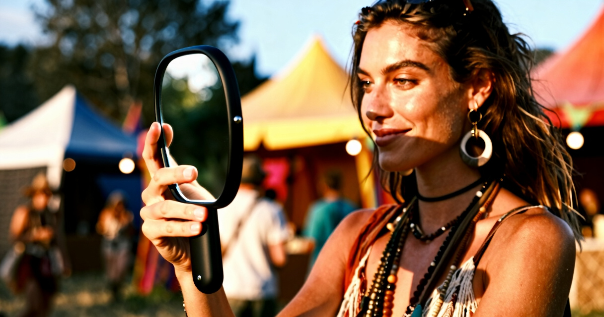 best premium camp mirror for festivals