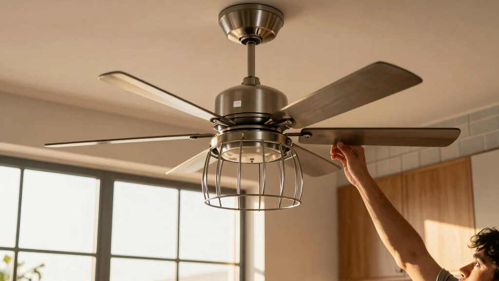 best caged ceiling fans for kitchens