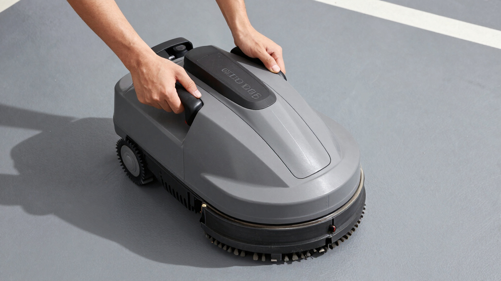 best parking lot sweeper machine