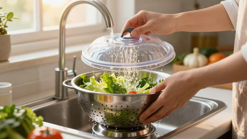 best salad spinner with stainless steel bowl