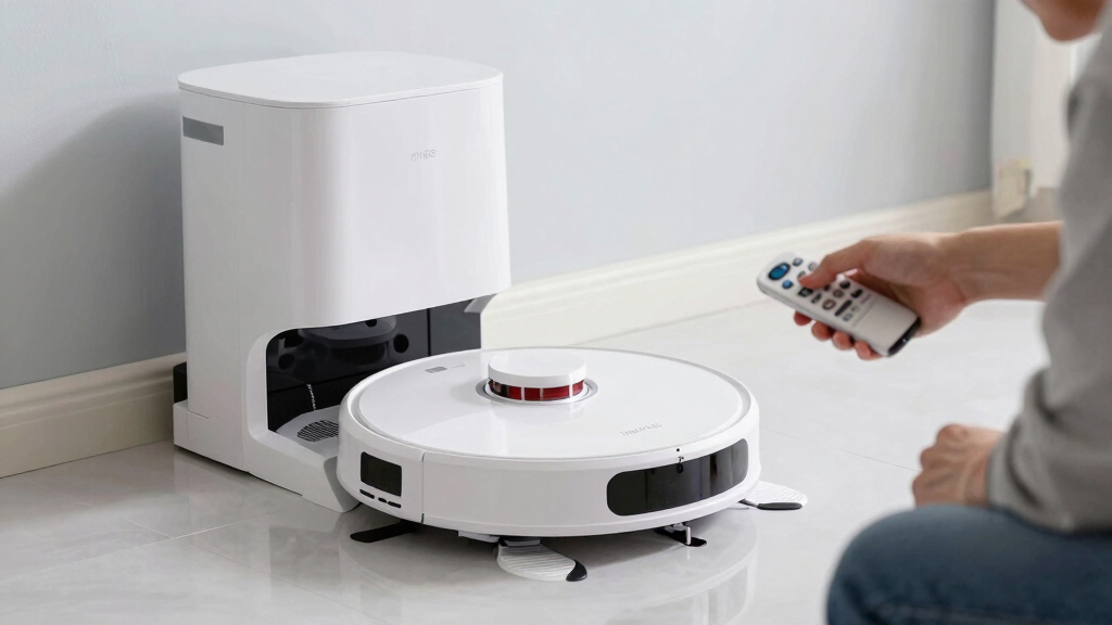 floor robot with docking station