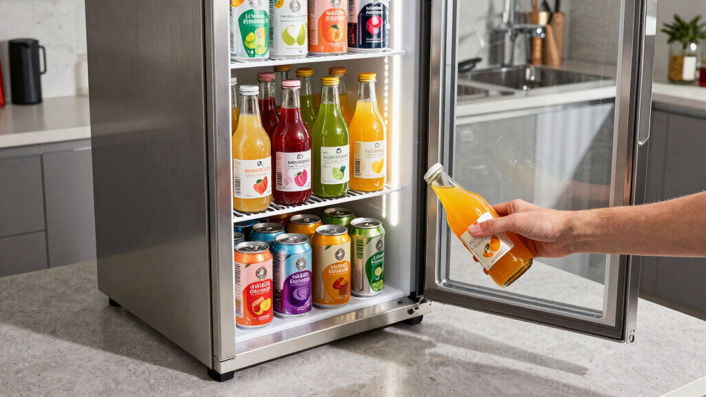 best beverage fridge for wellness drinks
