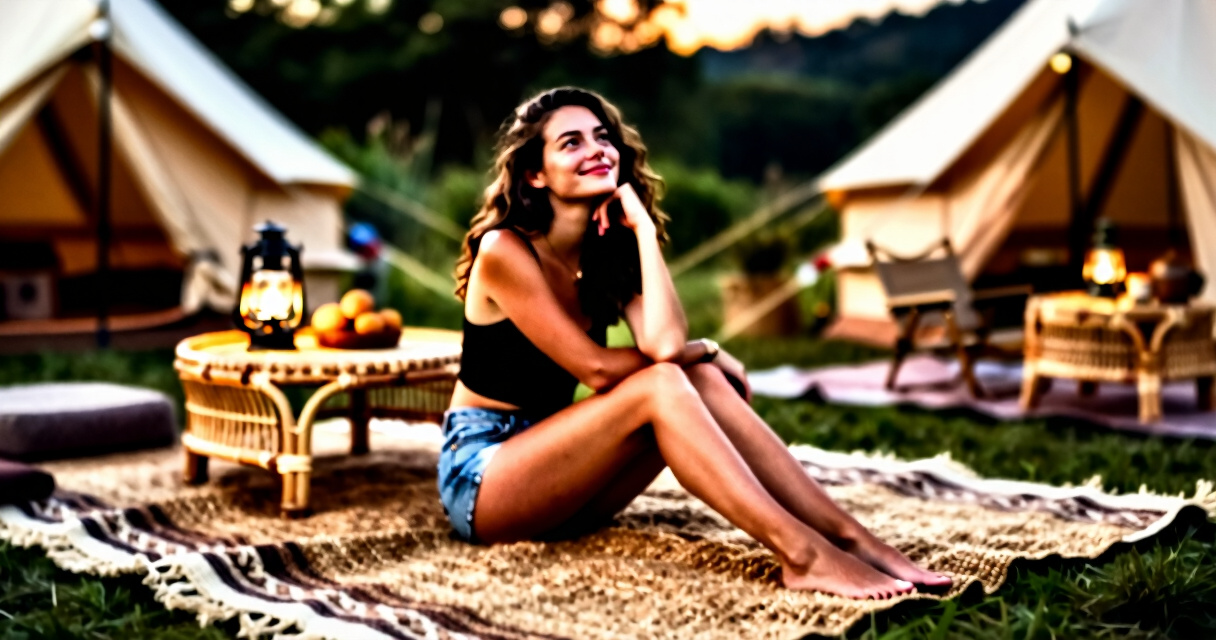 best luxury outdoor mat for glamping festivals