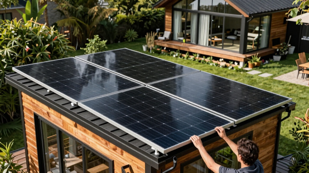 best solar power station for luxury cabins