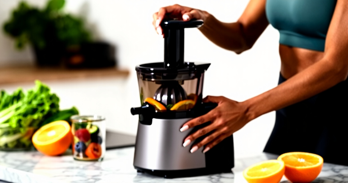 juicer cold press large feed
