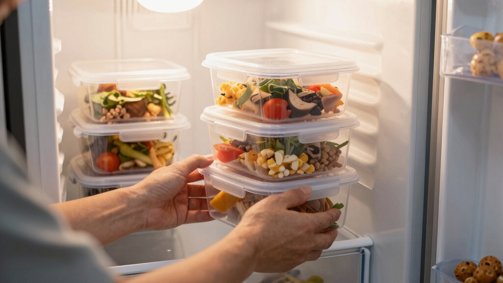 best freezer organization bins for bulk prep