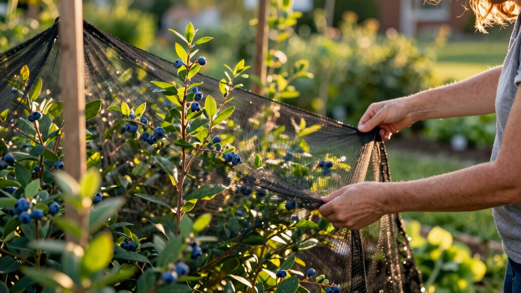 best bird netting for blueberry bushes