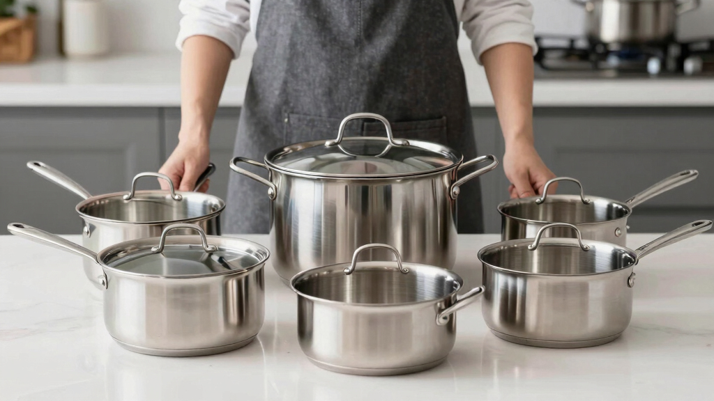 best premium stainless steel cookware set 12 piece