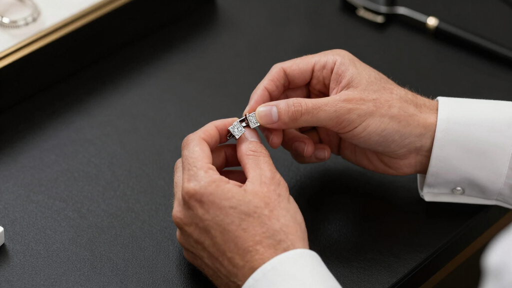 best premium diamond cufflinks men