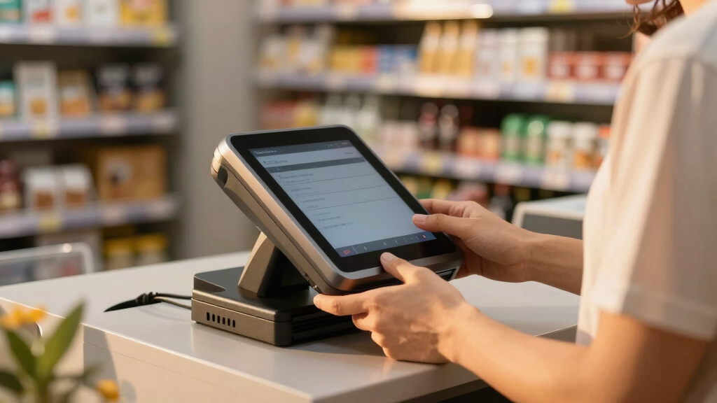 All in one POS terminal with printer