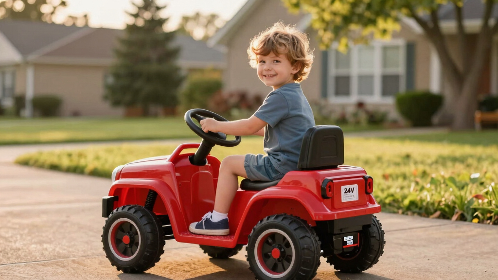 best 24v ride on truck with long battery life