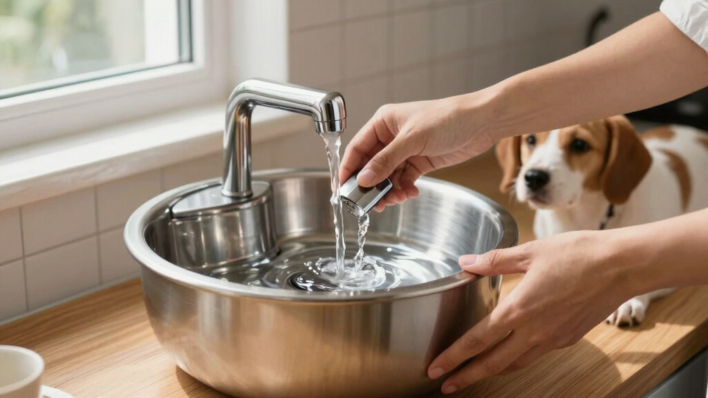 best stainless steel pet water fountain for large dogs