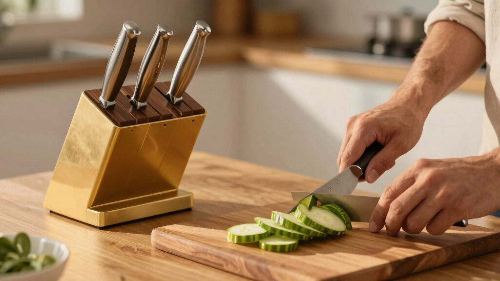 premium knife block set