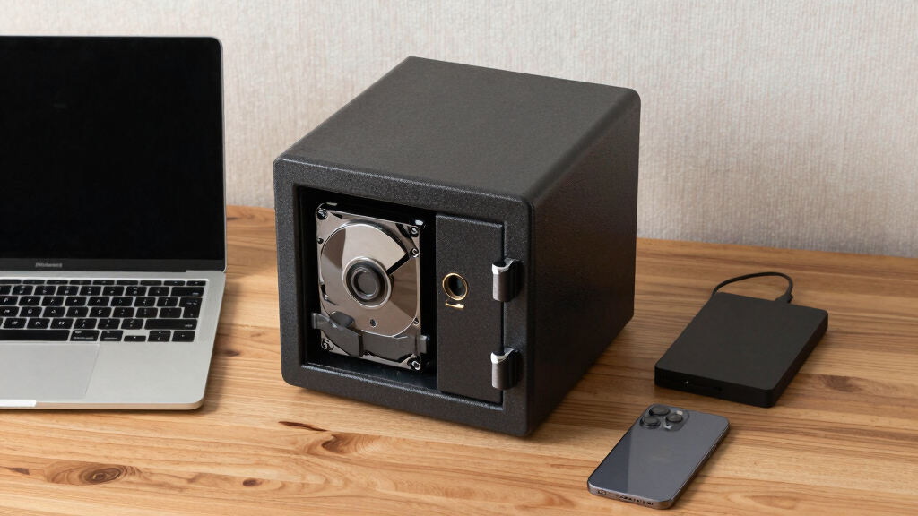 Fireproof safe for laptops and hard drives