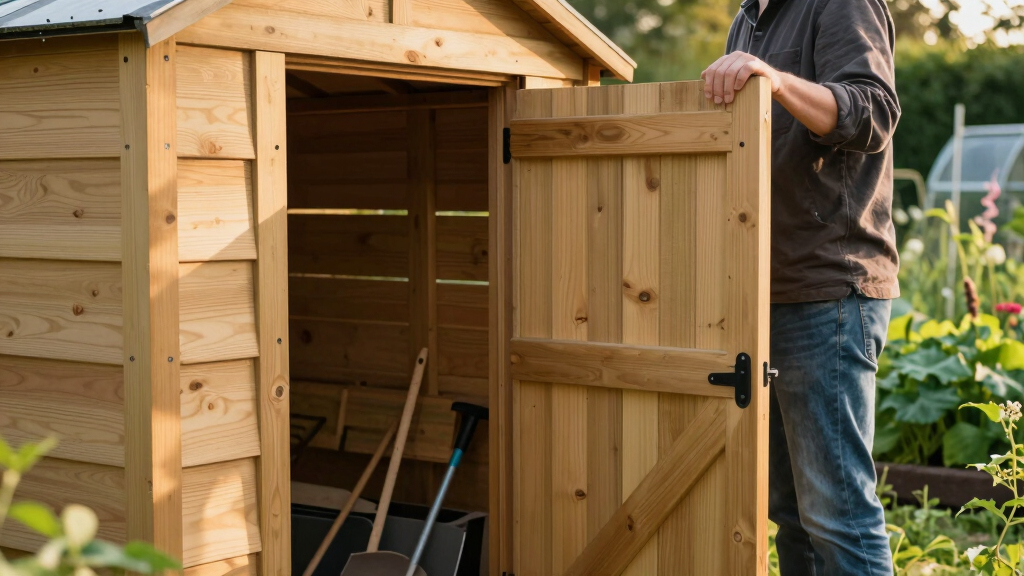 best garden shed for greenhouse storage