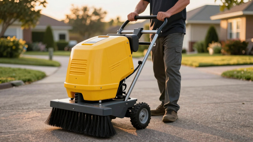 best commercial dust control sweeper