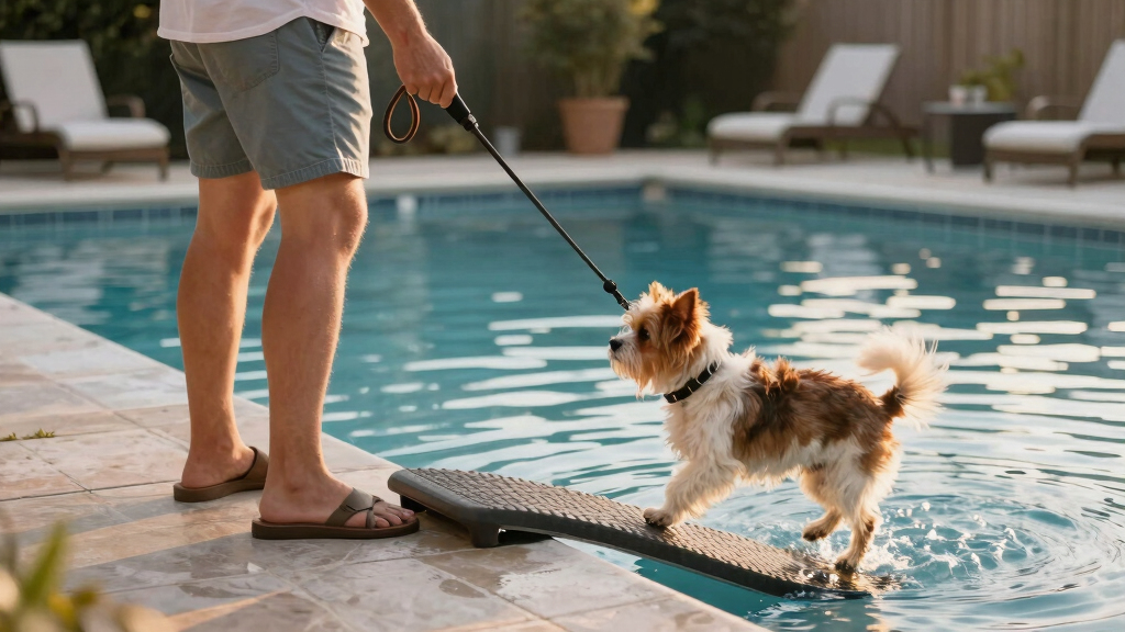 best dog dock ramp for pool safety