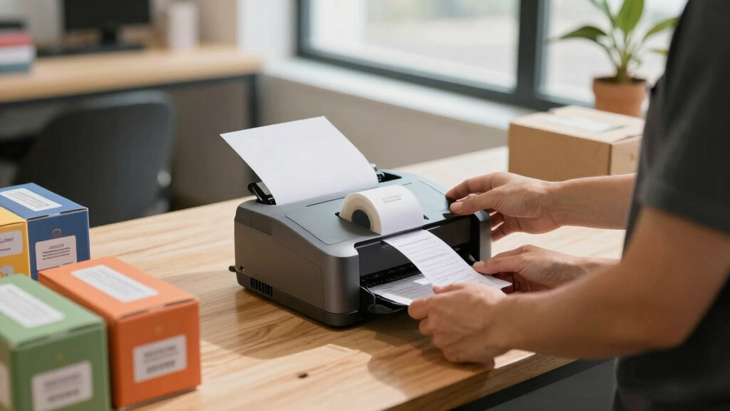 Shipping label printer for small business