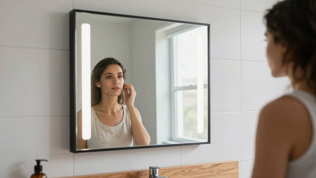 best vanity mirror with front and back light