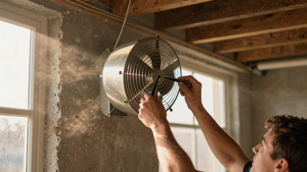 best shutter exhaust fan for workshop fumes