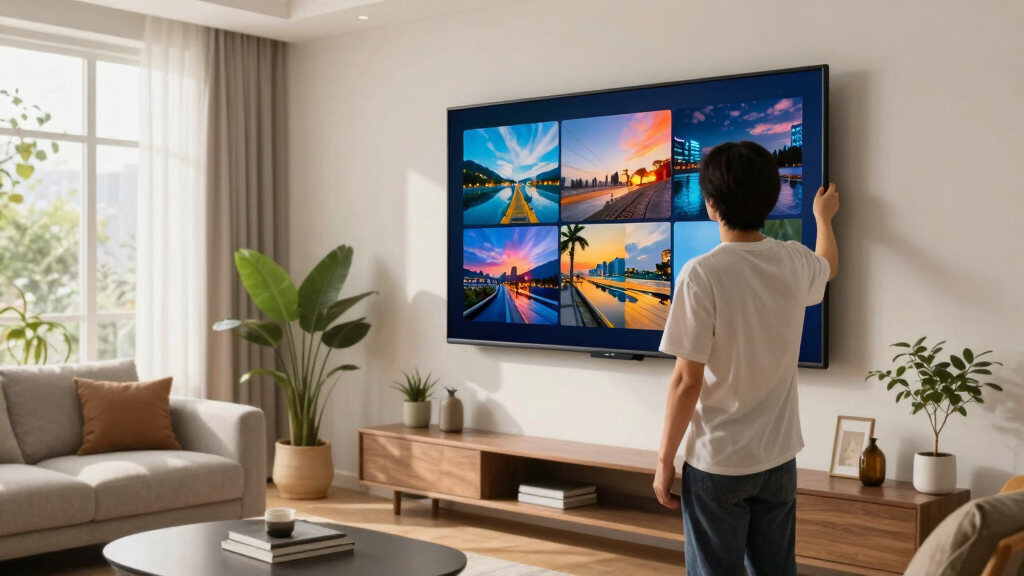 best smart picture frame large display