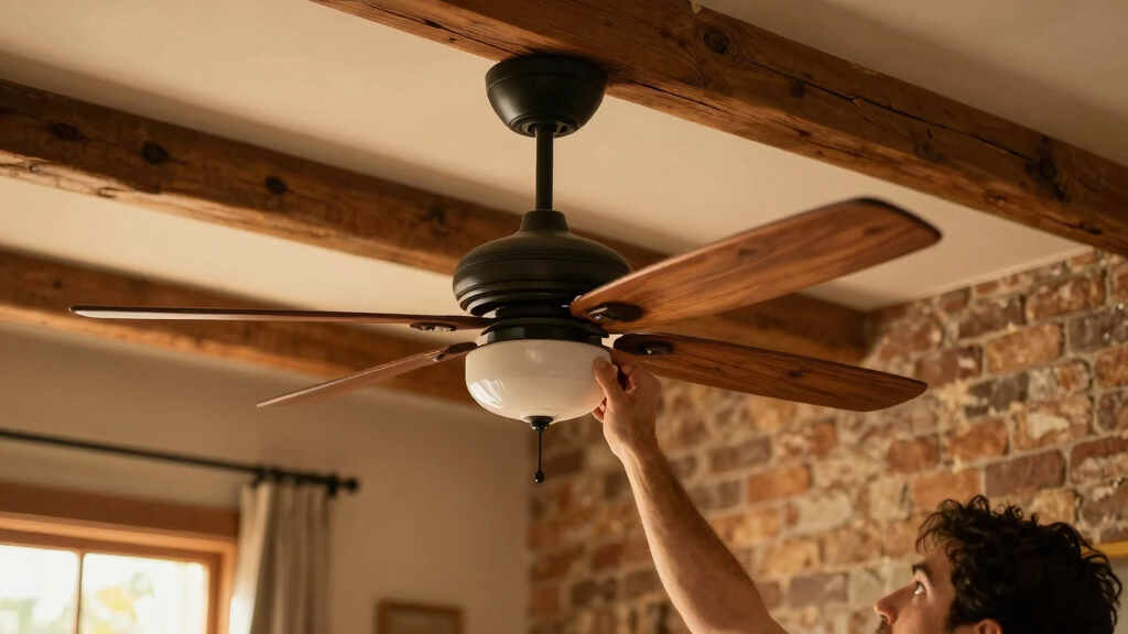 best ceiling fans for rustic interiors