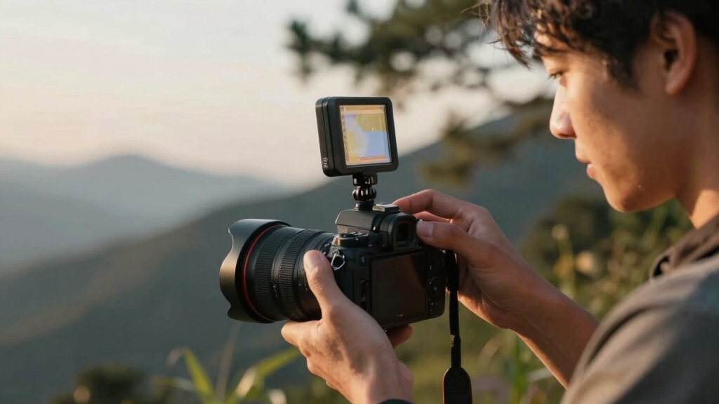 best on camera LED lights for travel video