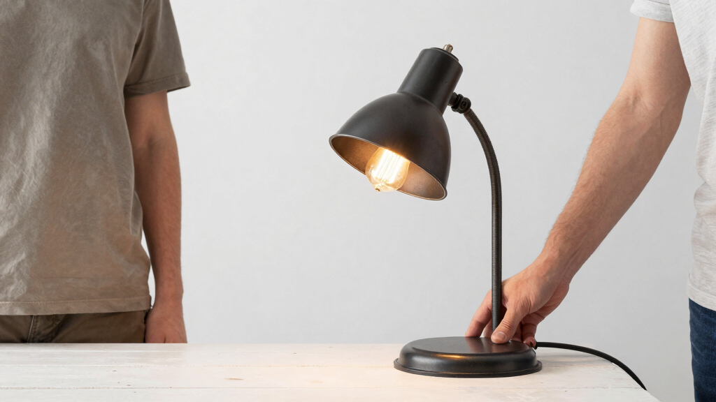 vintage industrial desk lamp